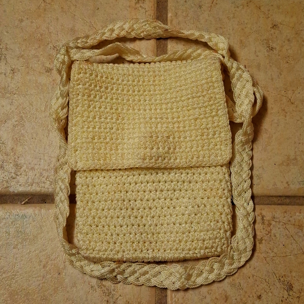 Crochet White Bag